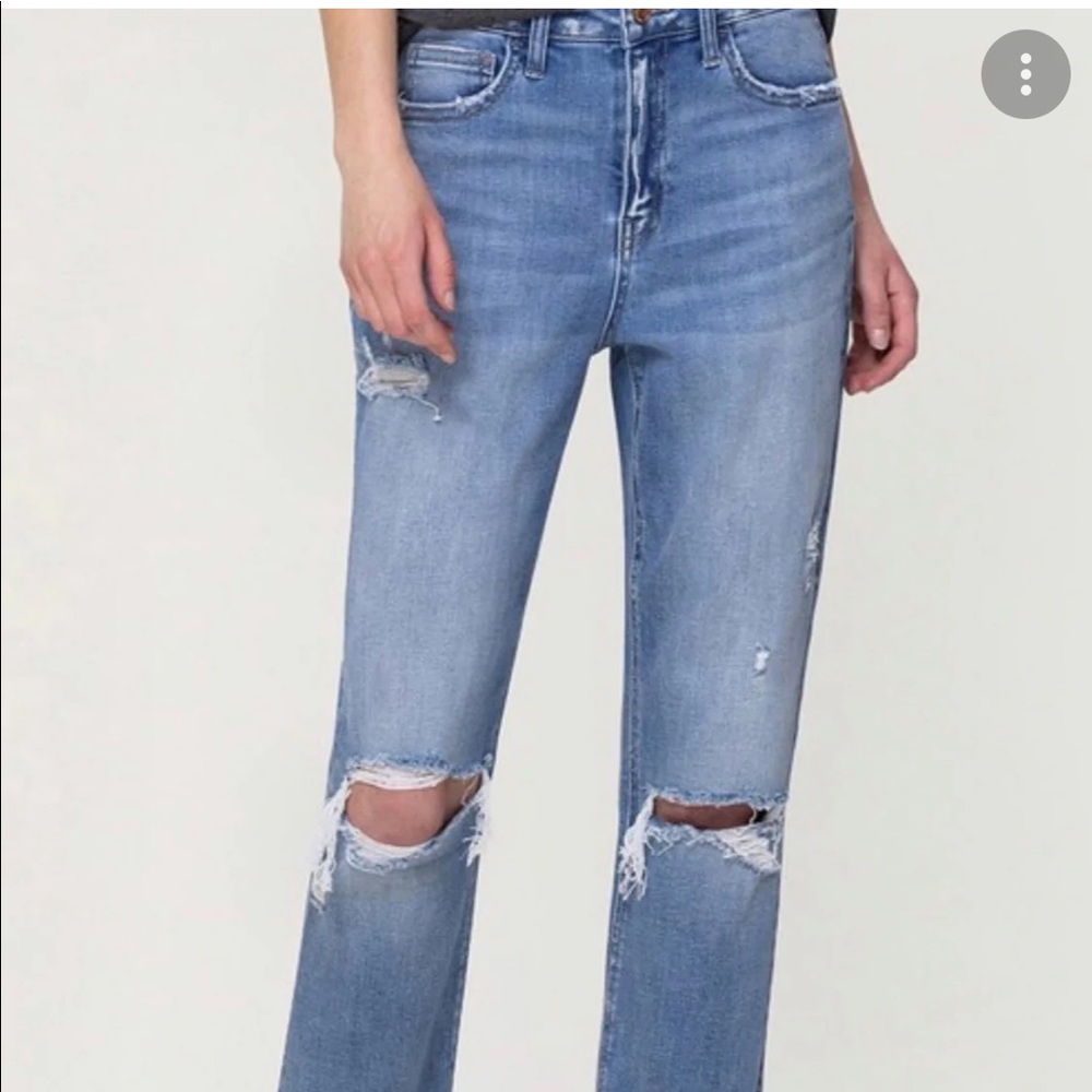 ripped mom jeans